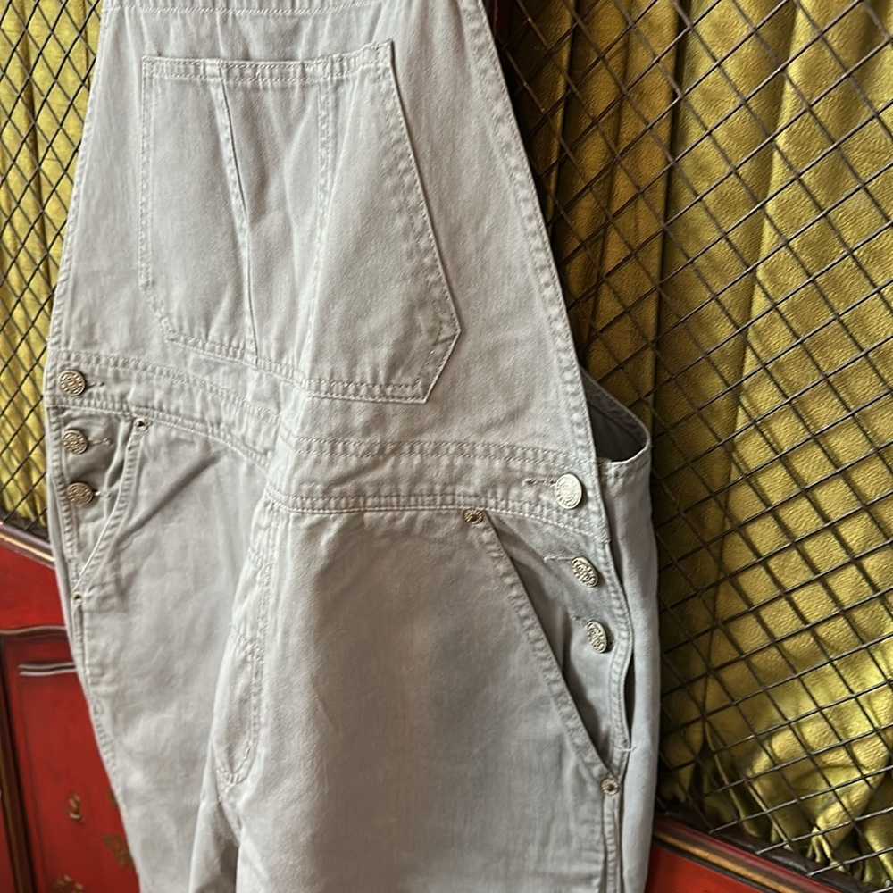 Bill Blass Gray Overalls - Picture 3 of 4